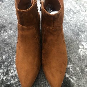 Vegan Suede Booties